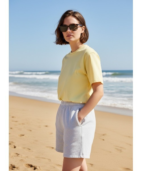 GOAT（ゴート）の「GOAT / SWEAT SHORTS 15.5oz（スウェットパンツ・メンズ・ネイビー/クリーム/アッシュ/ヘザーグレー/ホワイト/ブラック/オリーブ/サックスブルー・XS/S/M/L/XL）」の3枚目の写真