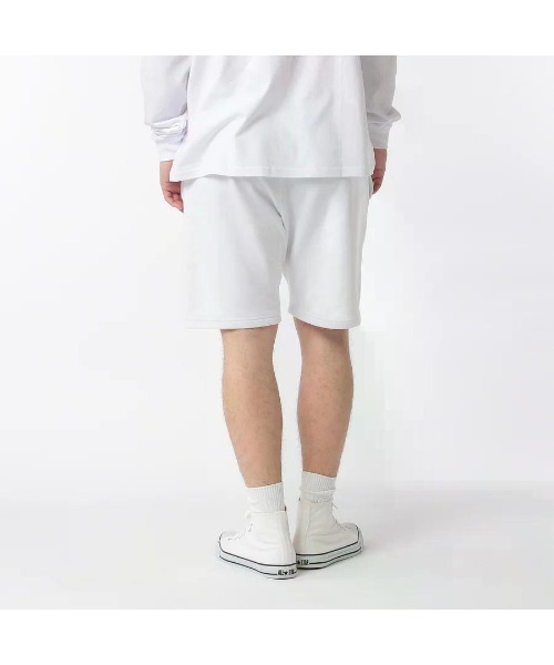 GOAT（ゴート）の「GOAT / SWEAT SHORTS 15.5oz（スウェットパンツ・メンズ・ネイビー/クリーム/アッシュ/ヘザーグレー/ホワイト/ブラック/オリーブ/サックスブルー・XS/S/M/L/XL）」の9枚目の写真