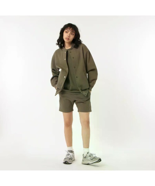 GOAT（ゴート）の「GOAT / SWEAT SHORTS 15.5oz（スウェットパンツ・メンズ・ネイビー/クリーム/アッシュ/ヘザーグレー/ホワイト/ブラック/オリーブ/サックスブルー・XS/S/M/L/XL）」の18枚目の写真