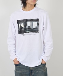 【T-GRAPHICS / ティーグラフィックス】フォトプリント長袖Tシャツ