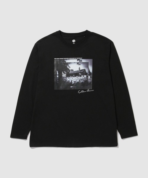 Mac-House(マックハウス)の「【T-GRAPHICS / ティーグラフィックス】フォトプリント長袖Tシャツ(Tシャツ/カットソー・メンズ・グレー系2/ブラック/ホワイト/グレー系1/ベージュ・S/M/L/XL)」の11枚目の写真