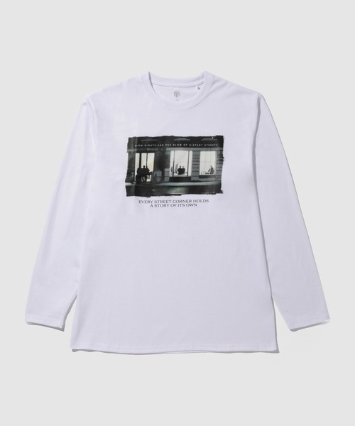 Mac-House(マックハウス)の「【T-GRAPHICS / ティーグラフィックス】フォトプリント長袖Tシャツ(Tシャツ/カットソー・メンズ・グレー系2/ブラック/ホワイト/グレー系1/ベージュ・S/M/L/XL)」の10枚目の写真