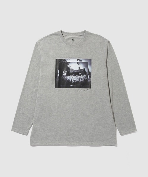 Mac-House(マックハウス)の「【T-GRAPHICS / ティーグラフィックス】フォトプリント長袖Tシャツ(Tシャツ/カットソー・メンズ・グレー系2/ブラック/ホワイト/グレー系1/ベージュ・S/M/L/XL)」の9枚目の写真