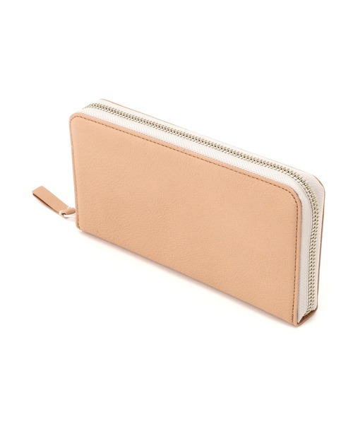 MARGARET HOWELL（マーガレットハウエル）の「SHRINK LEATHER（財布・レディース・ピンク/グレー系その他7・FREE）」の3枚目の写真