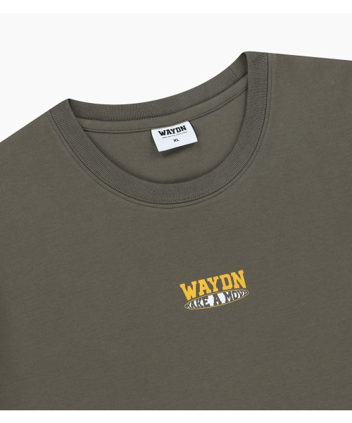 WAYDN（ウェイドゥン）の「メイカームーブ OG オーバーサイズ 半袖 カーキグレー（Tシャツ/カットソー・メンズ・その他・XX-LARGE/LARGE/X-LARGE）」の3枚目の写真
