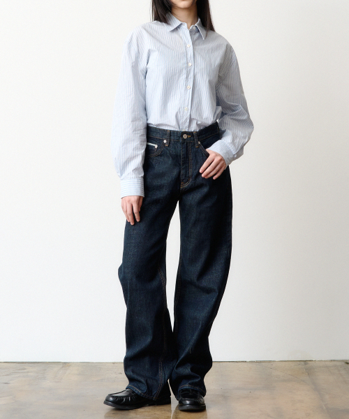 DENMADE(デンメイド)の「(WOMEN) DEN0961 Selvedge Wide Fit (Deep Indigo)(デニムパンツ・レディース・その他・S/M/XS)」の1枚目の写真