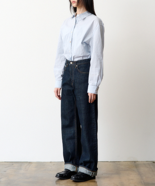 DENMADE(デンメイド)の「(WOMEN) DEN0961 Selvedge Wide Fit (Deep Indigo)(デニムパンツ・レディース・その他・S/M/XS)」の2枚目の写真