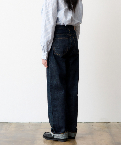 DENMADE(デンメイド)の「(WOMEN) DEN0961 Selvedge Wide Fit (Deep Indigo)(デニムパンツ・レディース・その他・S/M/XS)」の3枚目の写真