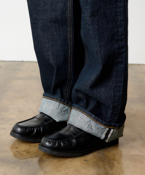 DENMADE(デンメイド)の「(WOMEN) DEN0961 Selvedge Wide Fit (Deep Indigo)(デニムパンツ・レディース・その他・S/M/XS)」の4枚目の写真