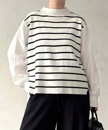 BEARDSLEY｜ビアズリーのニット/セーター（ボーダー柄）通販 - ZOZOTOWN