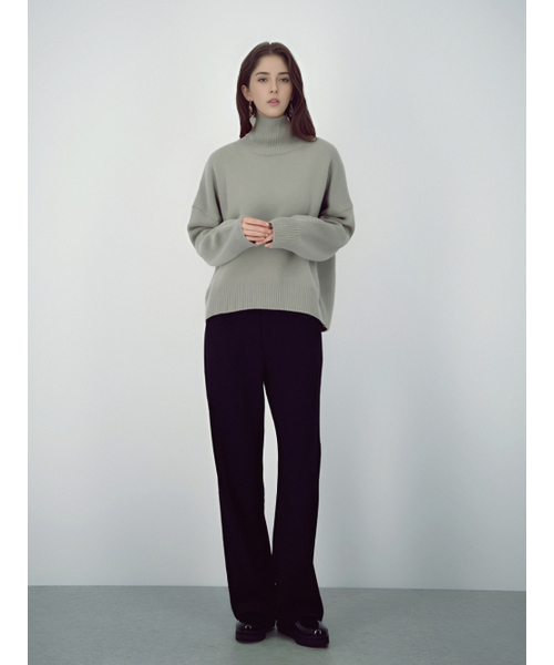 ACUD（アクド）の「Wool Turtle Neck Knit _Grey（ニット/セーター・レディース・アッシュグレー・FREE）」の4枚目の写真