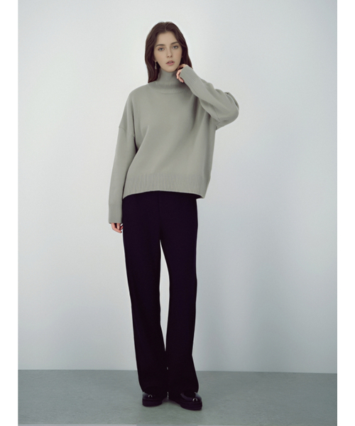 ACUD（アクド）の「Wool Turtle Neck Knit _Grey（ニット/セーター・レディース・アッシュグレー・FREE）」の5枚目の写真