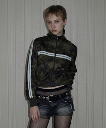 VENECY（ベネシー）の「Lace Track Jacket Camo（ナイロンジャケット）」
