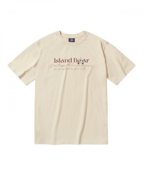 TEDDYISLAND(テディアイランド)の「アイランドレタリング半袖アイボリー(Tシャツ/カットソー・メンズ・その他・MEDIUM/LARGE)」の1枚目の写真