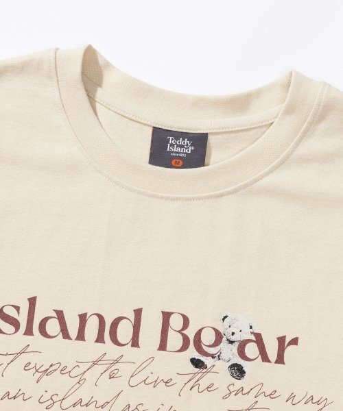 TEDDYISLAND(テディアイランド)の「アイランドレタリング半袖アイボリー(Tシャツ/カットソー・メンズ・その他・MEDIUM/LARGE)」の6枚目の写真