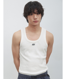 KIJUN MEN（キジュンメンズ）の「Square-neck Tank Top Off-White（Tシャツ/カットソー）」