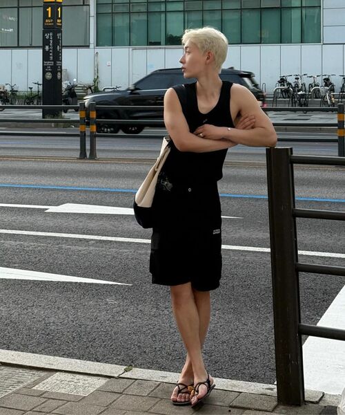 KIJUN MEN（キジュンメンズ）の「Square-neck Tank Top Off-White（Tシャツ/カットソー・メンズ・その他・MEDIUM/LARGE）」の6枚目の写真
