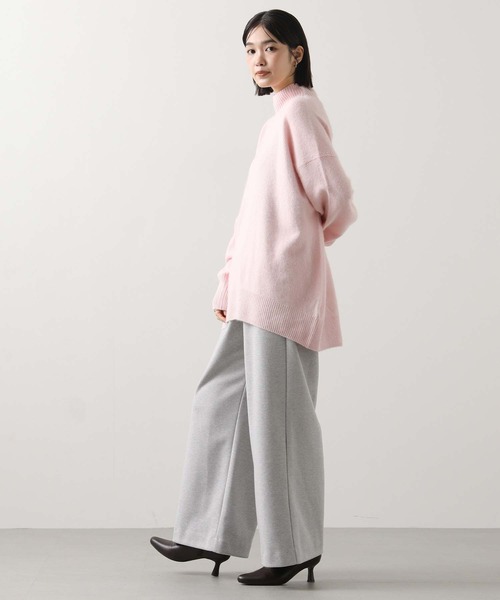 Gready Brilliant(グレディブリリアン)の「FOX30ハイネックワイドチュニック(ニット/セーター・レディース・ピンク/オートミール・FREE)」の22枚目の写真