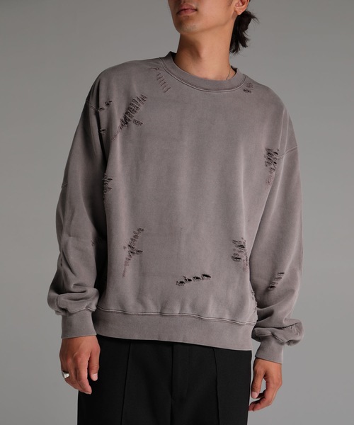 DELUXE（デラックス）の「Sabotage（スウェット・メンズ・ブラウン/グレー・X-LARGE）」の2枚目の写真