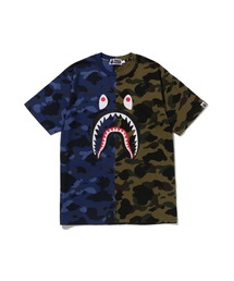 SPLIT CAMO SHARK TEE