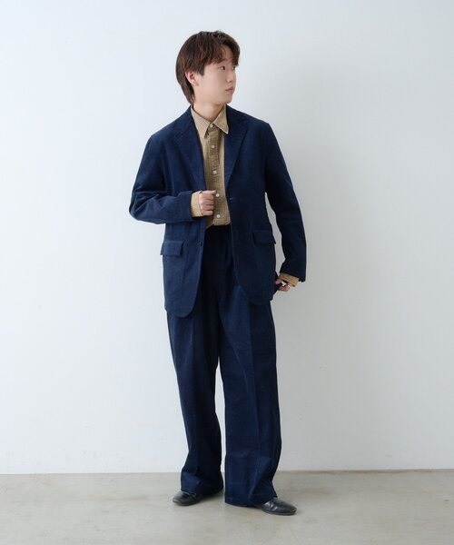 セール】【UNISEX/SETUP対応】コーデュロイ2Bテーラードジャケット