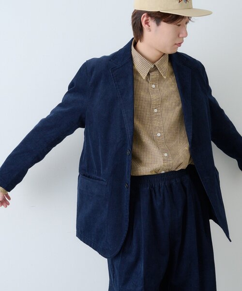 セール】【UNISEX/SETUP対応】コーデュロイ2Bテーラードジャケット
