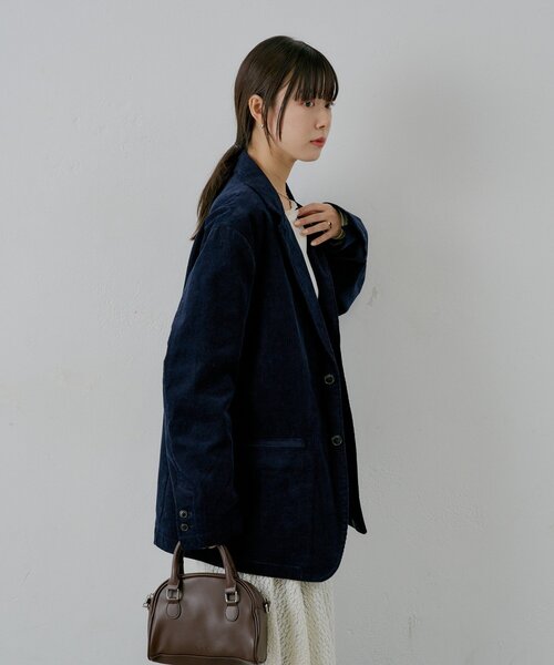 セール】【UNISEX/SETUP対応】コーデュロイ2Bテーラードジャケット