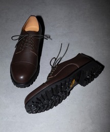 【PADRONE】別注 DERBY STRAIGHT TIP SHOES/WATER PROOF PX7358-2016-14C ダービーストレートチップシューズ