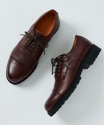 【PADRONE】別注 DERBY STRAIGHT TIP SHOES/WATER PROOF PX7358-2016-14C ダービーストレートチップシューズ