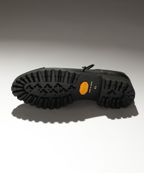 PADRONE(パドローネ)の「【PADRONE】別注 DERBY STRAIGHT TIP SHOES/WATER PROOF PX7358-2016-14C ダービーストレートチップシューズ(ドレスシューズ・メンズ・ダークブラウン系/ダークブラウン/ブラック系その他2/ブラック・43/42/40/41)」の13枚目の写真