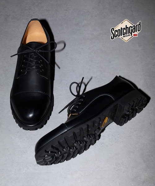 PADRONE(パドローネ)の「【PADRONE】別注 DERBY STRAIGHT TIP SHOES/WATER PROOF PX7358-2016-14C ダービーストレートチップシューズ(ドレスシューズ・メンズ・ダークブラウン系/ダークブラウン/ブラック系その他2/ブラック・43/42/40/41)」の20枚目の写真