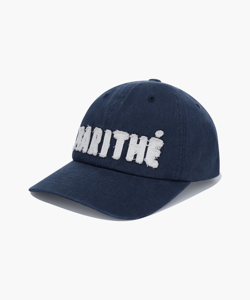 MARITHE + FRANCOIS GIRBAUD(マリテフランソワジルボー)の「MARITHE APPLIQUE FLAT CAP(キャップ・レディース・Navy/グリーン・フリー)」の1枚目の写真