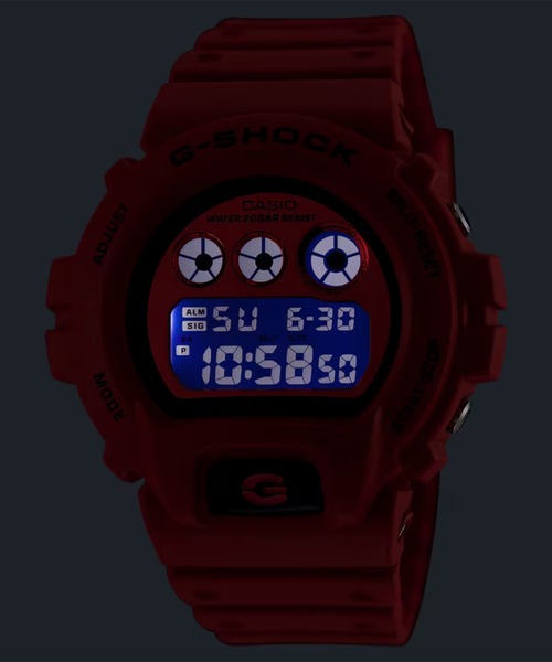 G-SHOCK(ジーショック)の「G-SHOCK/ジーショック 腕時計 "Iconic Styles" DW-6900RRB-4JF(デジタル腕時計・メンズ・レッド・FREE)」の4枚目の写真