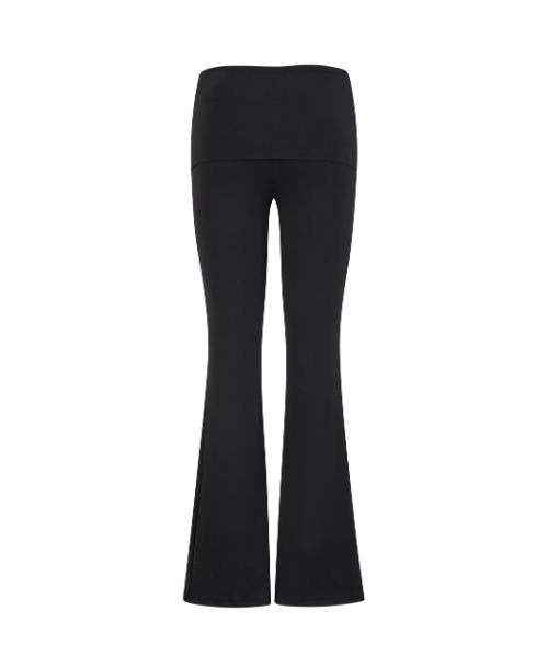 silent(and)(サイレントアンド)の「Slim Smooth Pants(スウェットパンツ・レディース・ピンク/ブラック・FREE)」の2枚目の写真
