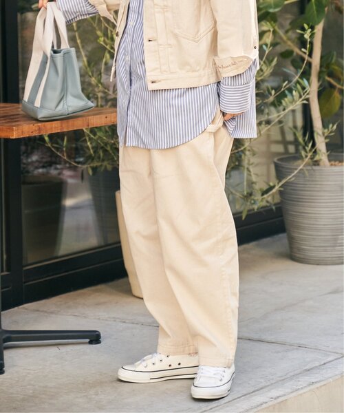 LBC(エルビーシー)の「【セットアップ着用可能】ナチュラルツイルシェフパンツ(その他パンツ・レディース・オフホワイト・L/M)」の18枚目の写真