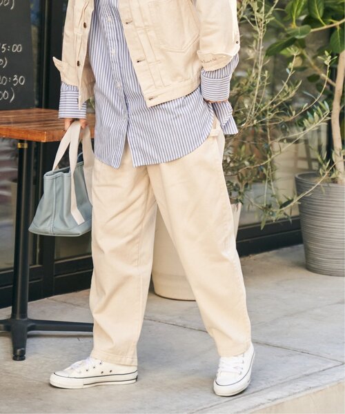 LBC(エルビーシー)の「【セットアップ着用可能】ナチュラルツイルシェフパンツ(その他パンツ・レディース・オフホワイト・L/M)」の20枚目の写真