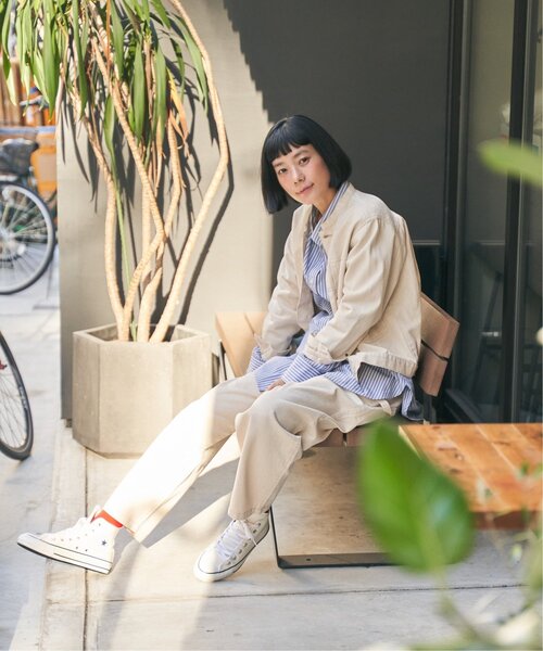 LBC(エルビーシー)の「【セットアップ着用可能】ナチュラルツイルシェフパンツ(その他パンツ・レディース・オフホワイト・L/M)」の22枚目の写真