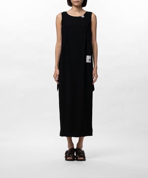 Maison MIHARA YASUHIRO(メゾンミハラヤスヒロ)の「Inside-out Dress(ドレス・レディース・ブラック/ブラウン・38/36)」の3枚目の写真