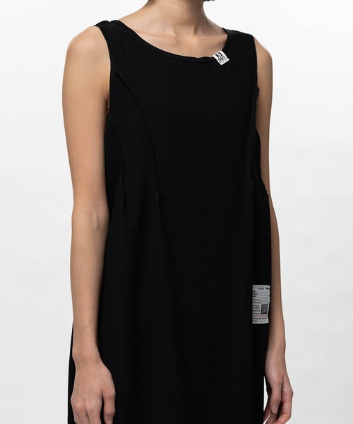 Maison MIHARA YASUHIRO(メゾンミハラヤスヒロ)の「Inside-out Dress(ドレス・レディース・ブラック/ブラウン・38/36)」の8枚目の写真