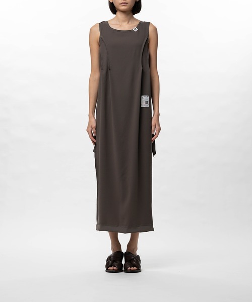 Maison MIHARA YASUHIRO(メゾンミハラヤスヒロ)の「Inside-out Dress(ドレス・レディース・ブラック/ブラウン・38/36)」の9枚目の写真