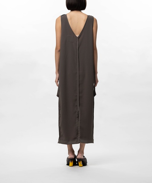 Maison MIHARA YASUHIRO(メゾンミハラヤスヒロ)の「Inside-out Dress(ドレス・レディース・ブラック/ブラウン・38/36)」の12枚目の写真