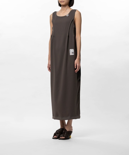 Maison MIHARA YASUHIRO(メゾンミハラヤスヒロ)の「Inside-out Dress(ドレス・レディース・ブラック/ブラウン・38/36)」の13枚目の写真