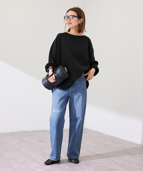 リヨセルコットンボートネックSWEAT（スウェット）｜FRAMeWORK