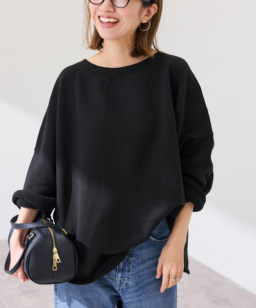 リヨセルコットンボートネックSWEAT（スウェット）｜FRAMeWORK