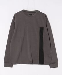 《MMMM》フロントスリットロングスリーブTEE