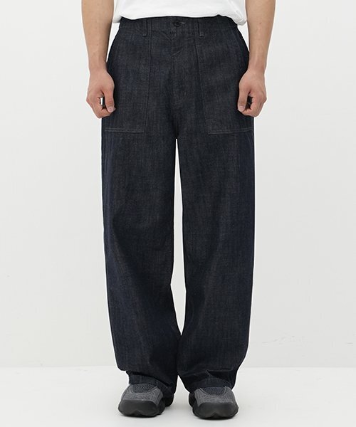 ERRORS EXCEPTED(エラーズエクスペクティド)の「DP886DB パティグデニムパンツ (One wash)(デニムパンツ・メンズ・その他・L)」の2枚目の写真