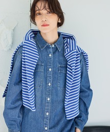 studio CLIP | ベージックデニムシャツ《CLIP denim》(シャツ/ブラウス)