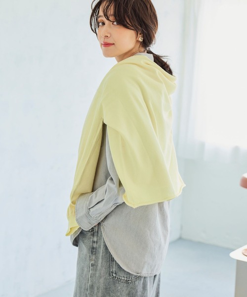 studio CLIP（スタディオクリップ）の「ベージックデニムシャツ《CLIP denim》（シャツ/ブラウス・レディース・ベビーピンク/ブルー/オフホワイト/グレー/ライトブルー・FREE）」の13枚目の写真