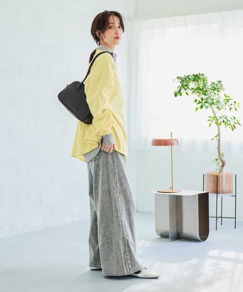 studio CLIP（スタディオクリップ）の「ベージックデニムシャツ《CLIP denim》（シャツ/ブラウス・レディース・ベビーピンク/ブルー/オフホワイト/グレー/ライトブルー・FREE）」の16枚目の写真