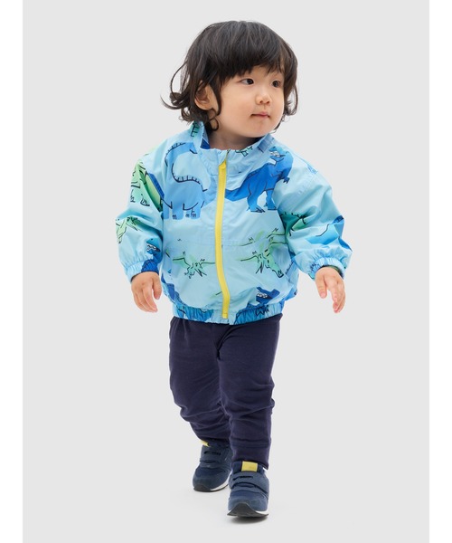 GAP（ギャップ）の「ウィンドブレーカー ジャケット (幼児・ベビー)（ナイロンジャケット・キッズ・マルチ/ブルー・80ｃｍ/90cm/95cm/100cm/105cm/110cm）」の8枚目の写真